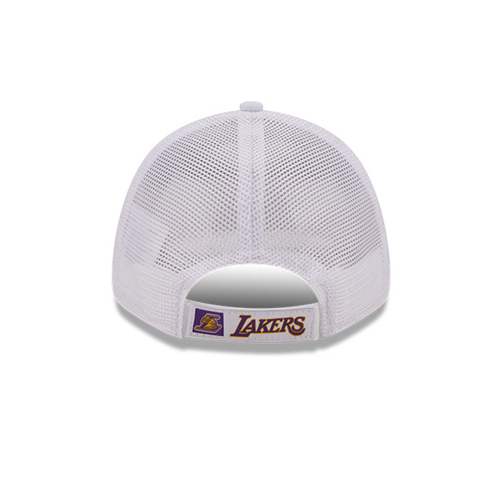 LA Lakers Home Field Kids White 9FORTY Trucker Cap
