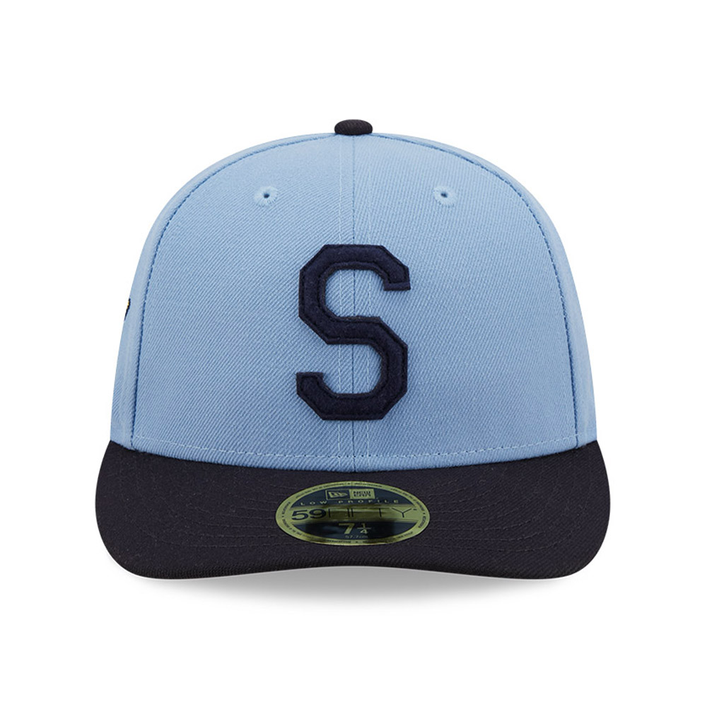 Casquette 59FIFTY Low Profile Bleu Seattle Pilots Cooperstown Patch