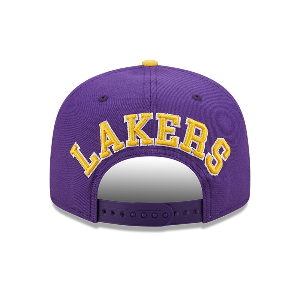 LA Lakers Team Arch Purple 9FIFTY Snapback Cap