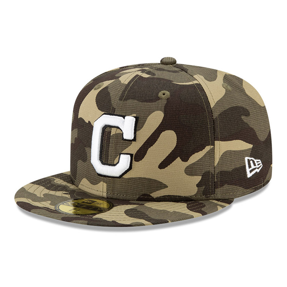 Cleveland Indians MLB Armed Forces Navy 59FIFTY Cap
