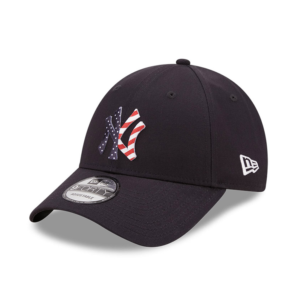 Logotipo de los Yankees de Nueva York Relleno Navy 9FORTY Cap