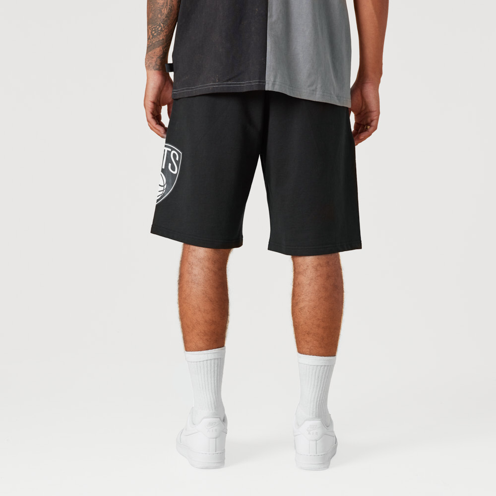 Pantaloncini Brooklyn Nets Washed Team Logo Neri