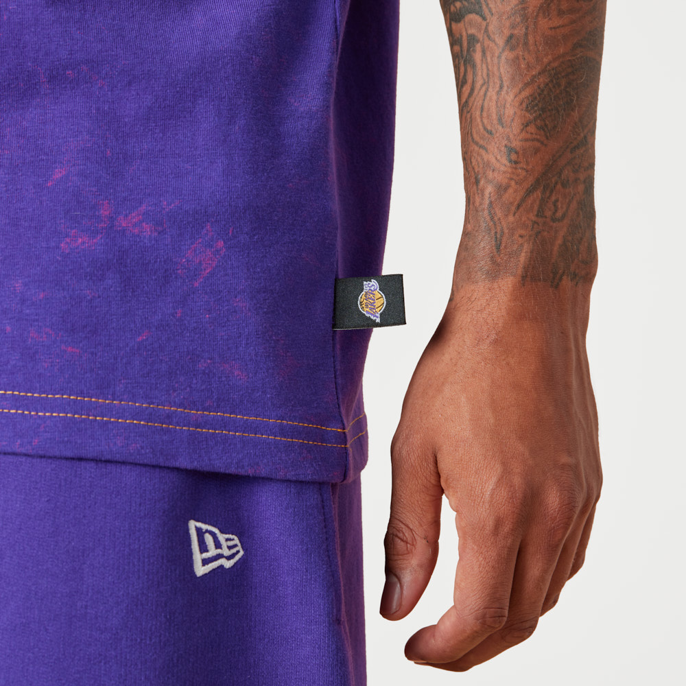 LA Lakers Split Graphic Purple T-Shirt