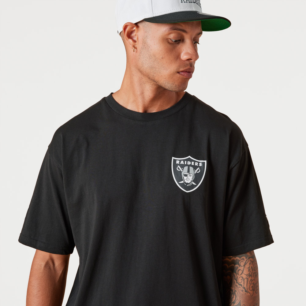 Las Vegas Raiders NFL Team Logo Black T-Shirt