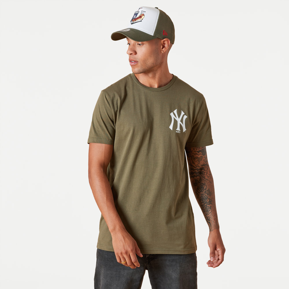 New York Yankees Stadium Graphic Khaki T-Shirt