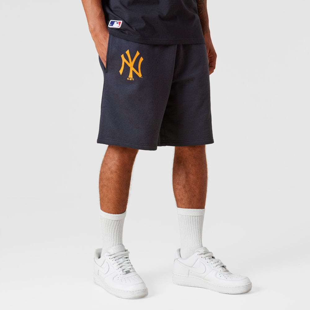 New York Yankees MLB Team Logo Navy Shorts