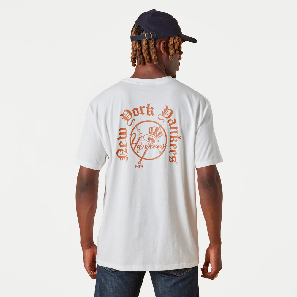 New York Yankees Graphic White T-Shirt
