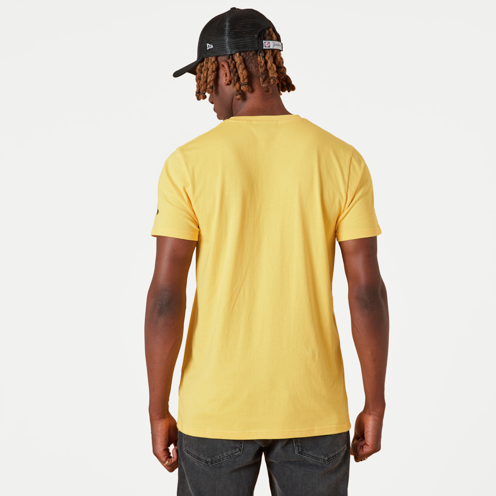 New York Yankees MLB Team Logo Yellow T-Shirt