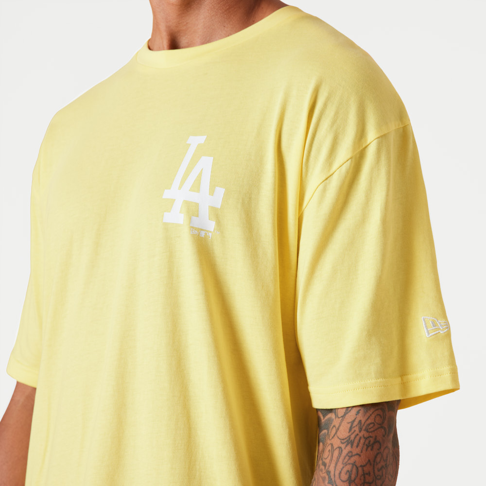 T-Shirt oversize LA Dodgers MLB League Essential Gialla 