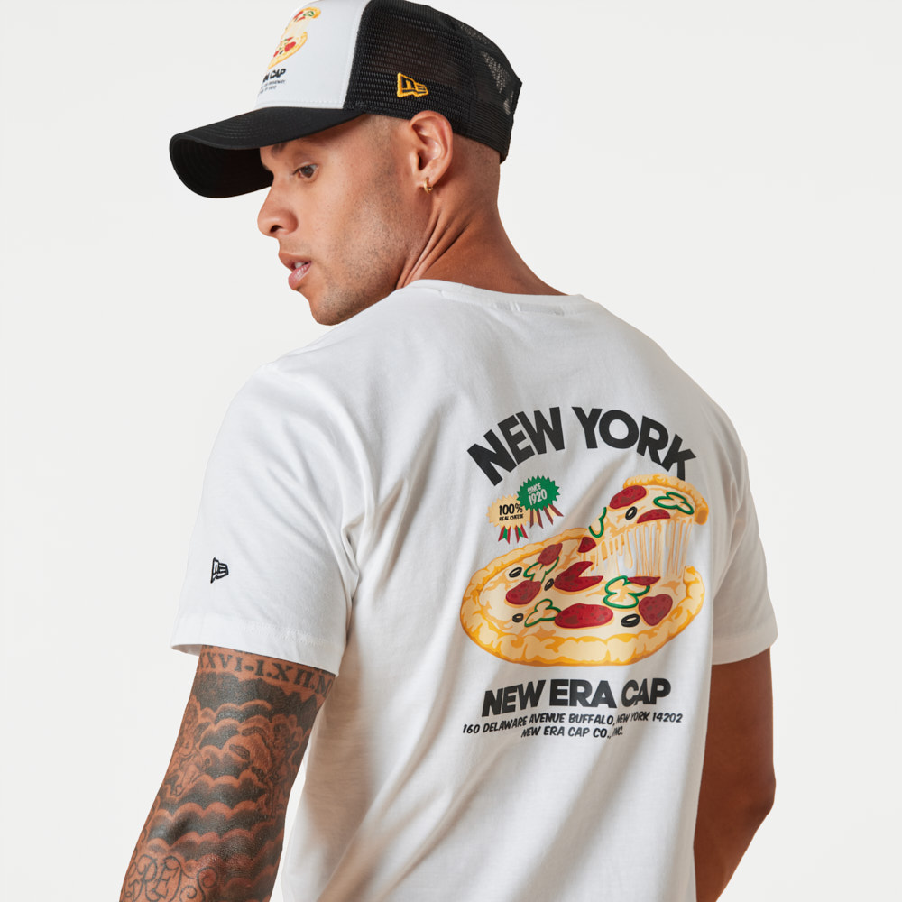New Era Food Graphic White T-Shirt