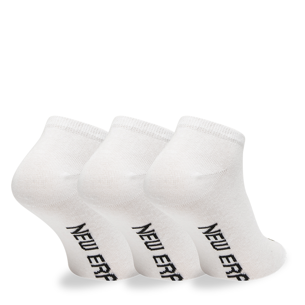 New Era Flag Sneaker 3 Pack White Socks