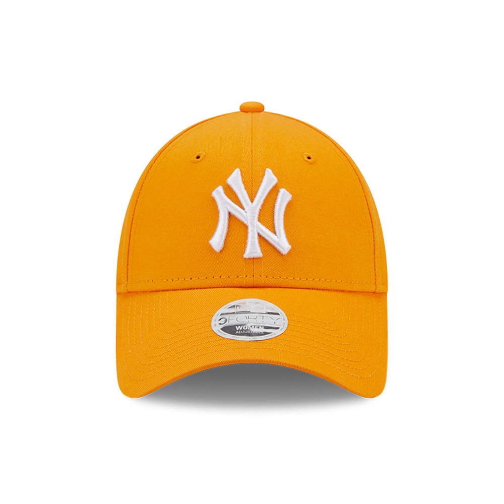 New York Yankees League Essential Womens Yellow 9FORTY Adjustable Cap