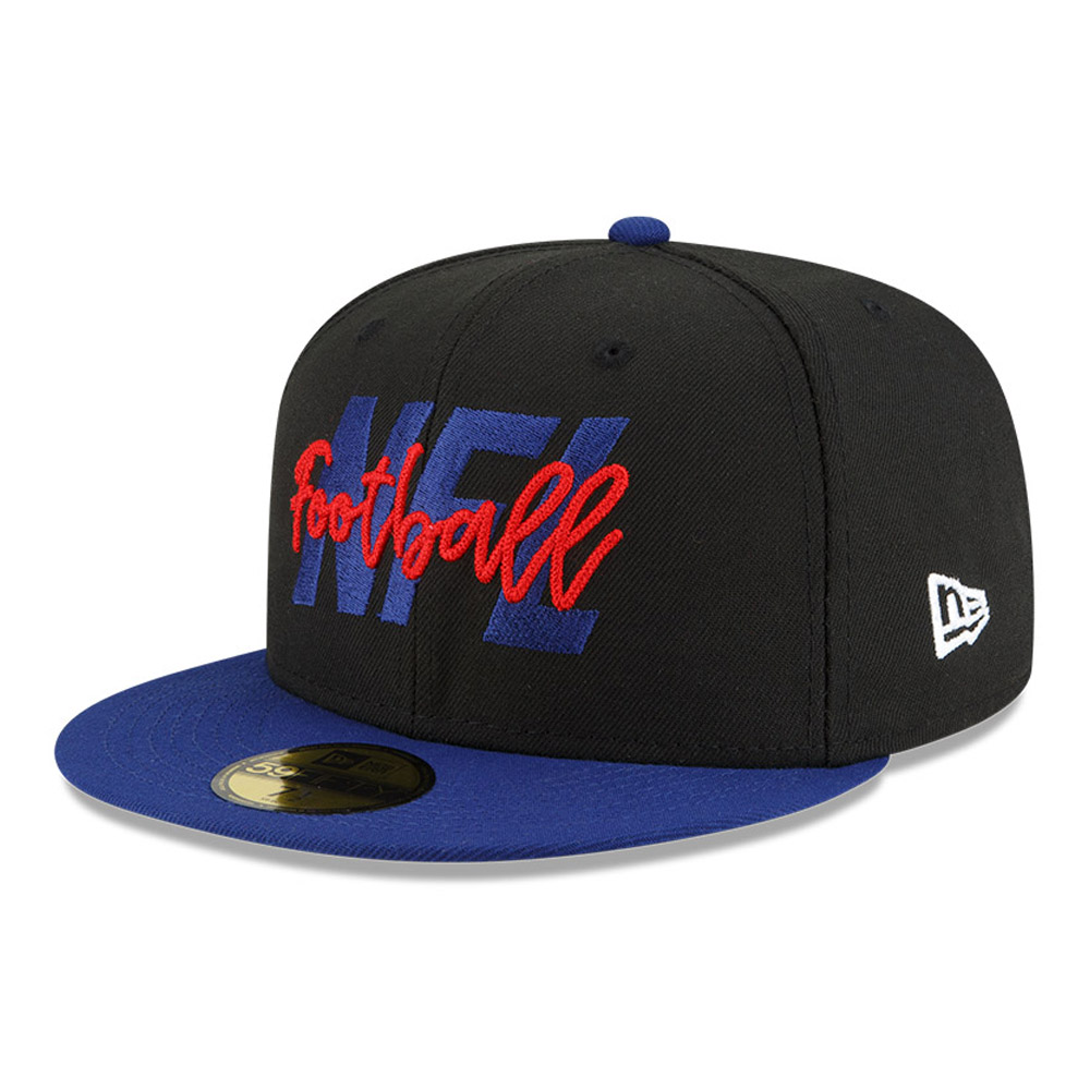 Cappellino 59FIFTY Fitted NFL Logo NFL Draft Nero