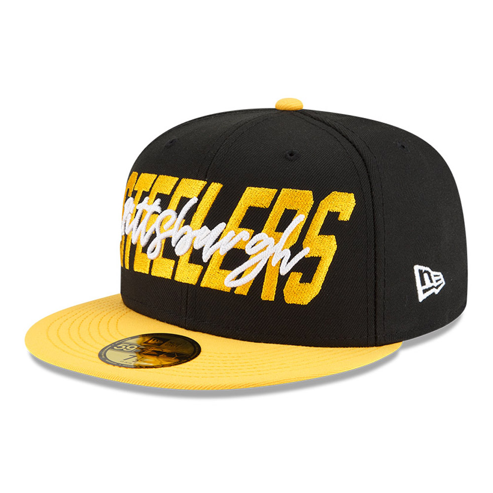 Pittsburgh Steelers NFL Draft Black 59FIFTY Fitted Cap
