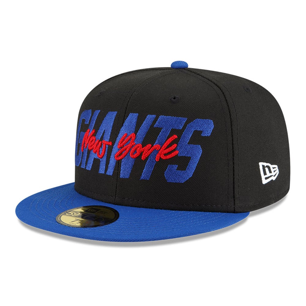New York Giants NFL Draft Black 59FIFTY Fitted Cap