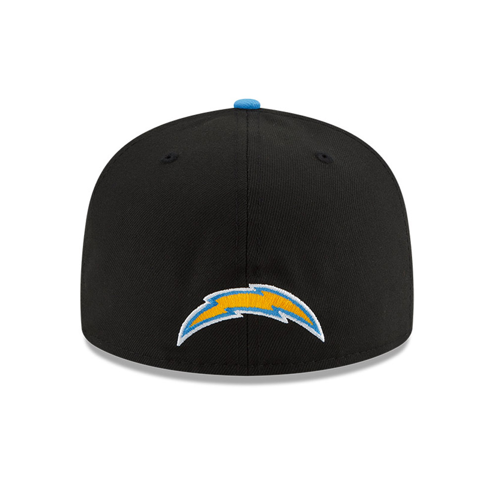 LA Chargers NFL Draft Black 59FIFTY Fitted Cap