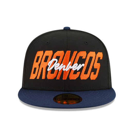 Cappellino 59FIFTY Fitted Denver Broncos NFL Draft Nero