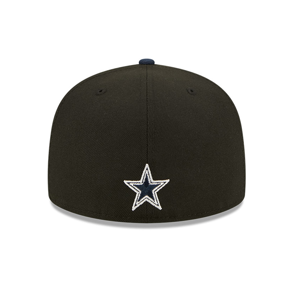 Schwarze Dallas Cowboys NFL Draft 59FIFTY Fitted Cap