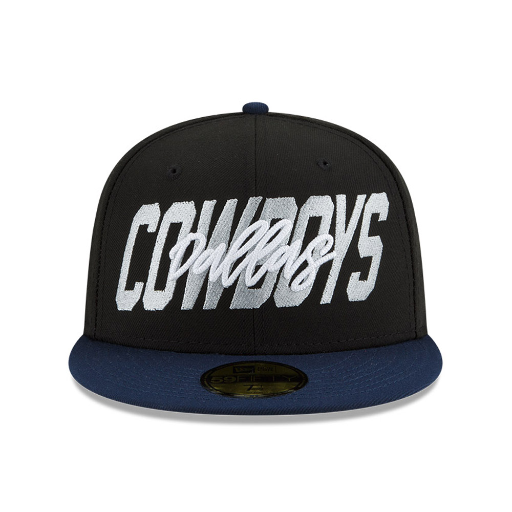 Cappellino 59FIFTY Fitted Dallas Cowboys NFL Draft Nero