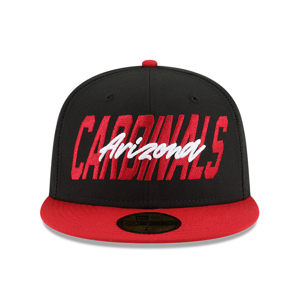 Arizona Cardinals NFL Draft Black 59FIFTY Fitted Cap