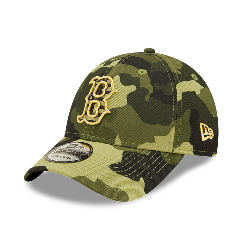 Boston Red Sox MLB Armed Forces Camo 9FORTY Adjustable Cap