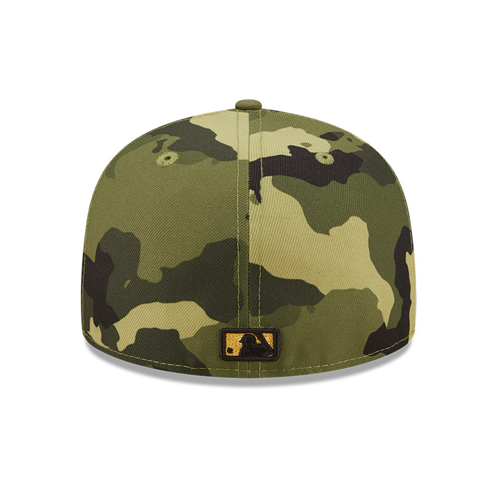 Boston Red Sox MLB Armed Forces Camo 59FIFTY Fitted Cap