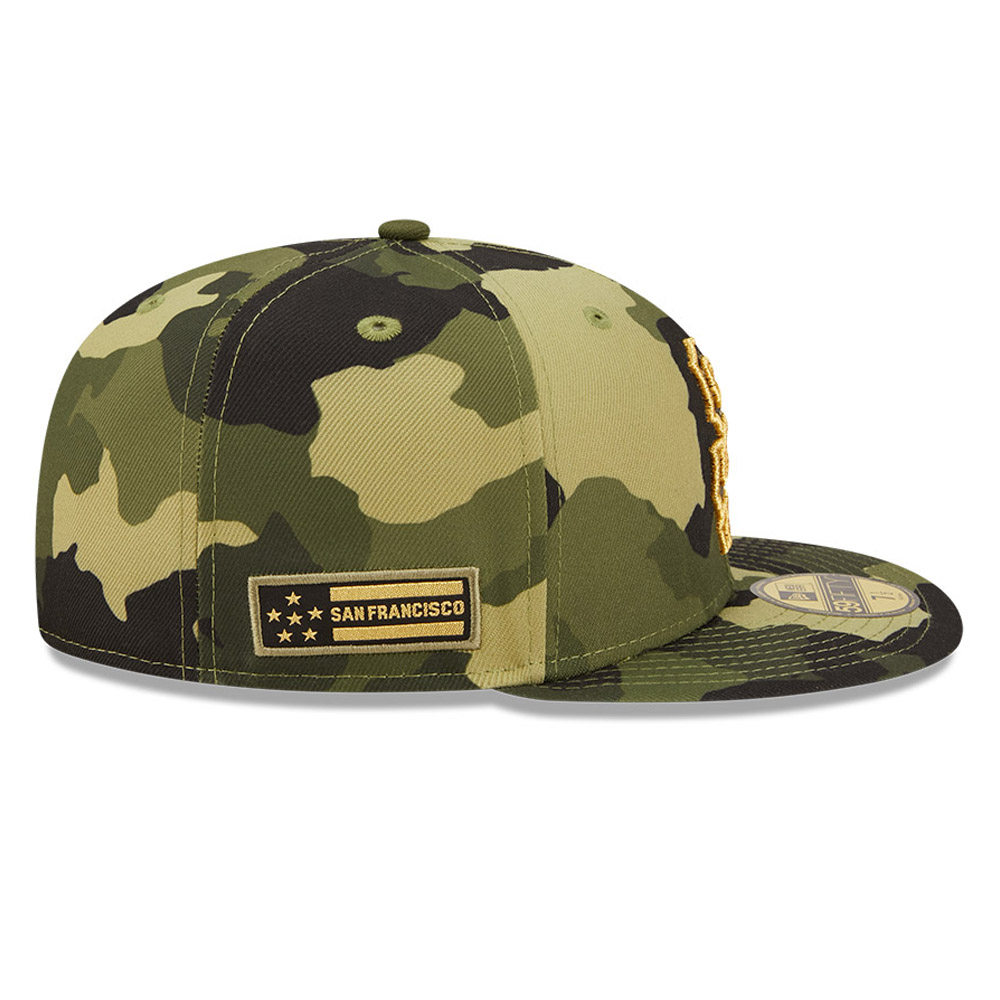 San Francisco Giants MLB Armed Forces Camo 59FIFTY Fitted Cap