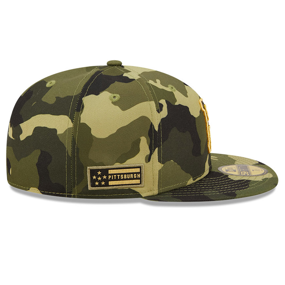 Official New Era Pittsburgh Pirates MLB Armed Forces Day Camo 59FIFTY ...