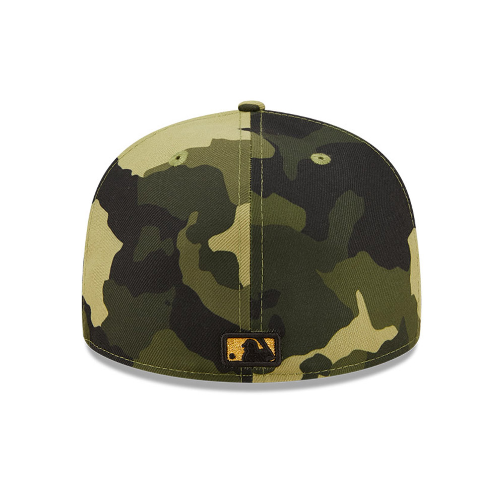 LA Dodgers MLB Armed Forces Camo 59FIFTY Fitted Cap