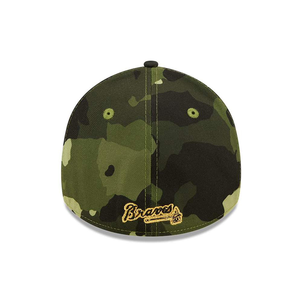 Atlanta Braves MLB Armed Forces Camo 39THIRTY Stretch Fit Cap