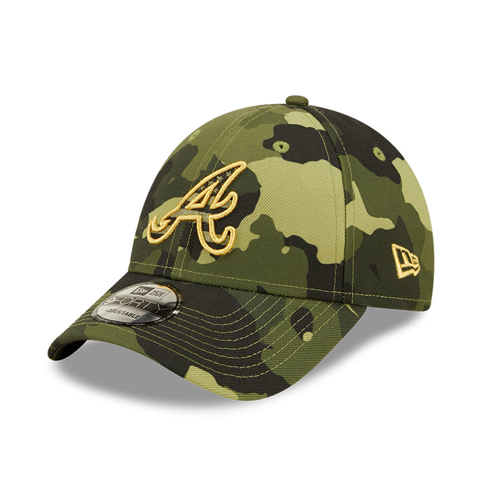 Atlanta Braves MLB Armed Forces Camo 9FORTY Adjustable Cap