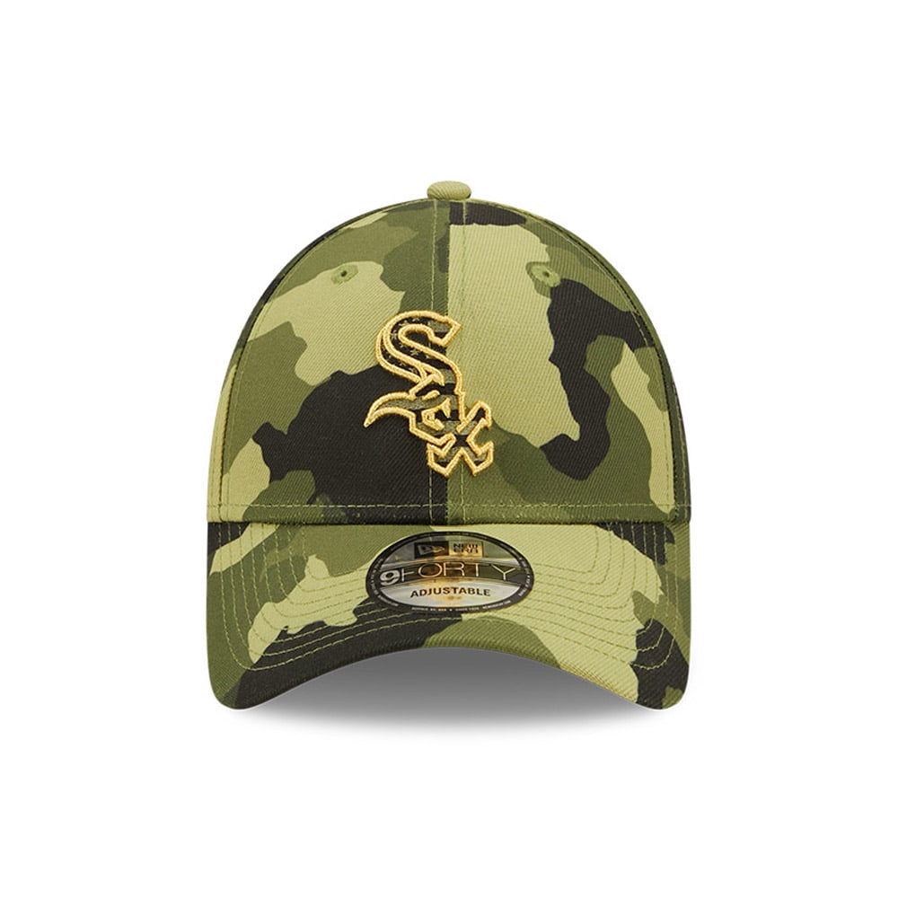Chicago White Sox MLB Armed Forces Camo 9FORTY Adjustable Cap