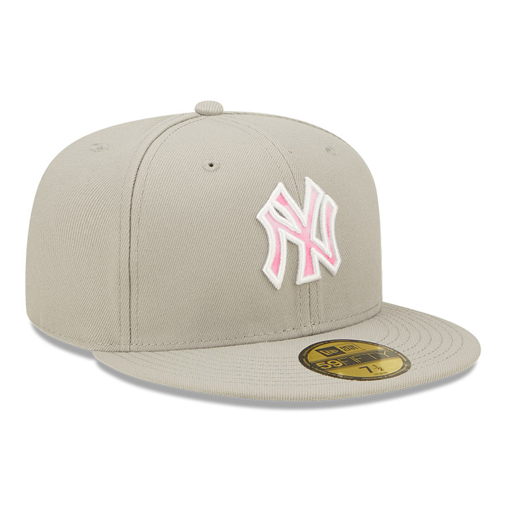 New York Yankees MLB Mothers Day Grey 59FIFTY Fitted Cap