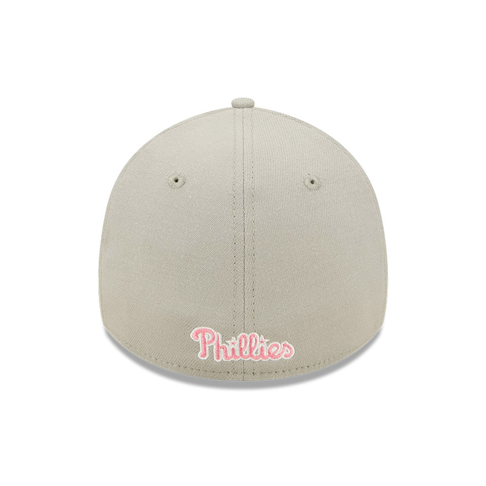 Philadelphia Phillies MLB Mothers Day Grey 39THIRTY Stretch Fit Cap