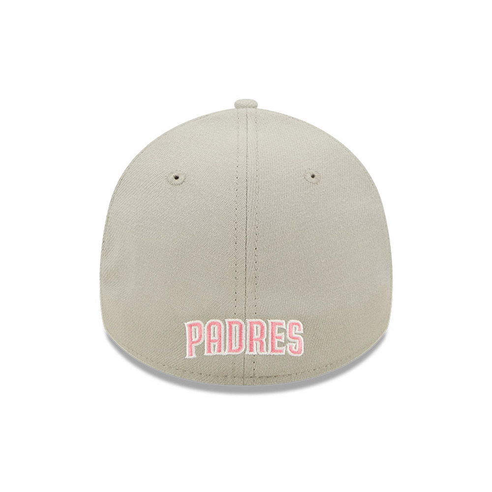 San Diego Padres MLB Mothers Day Grey 39THIRTY Stretch Fit Cap