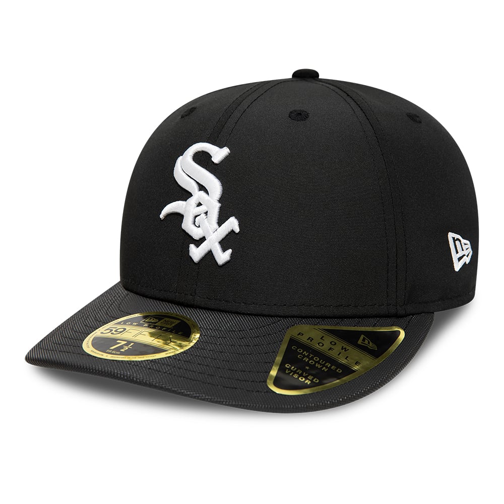 Cappellino 59FIFTY Low Profile Chicago White Sox Heritage Patch Nero