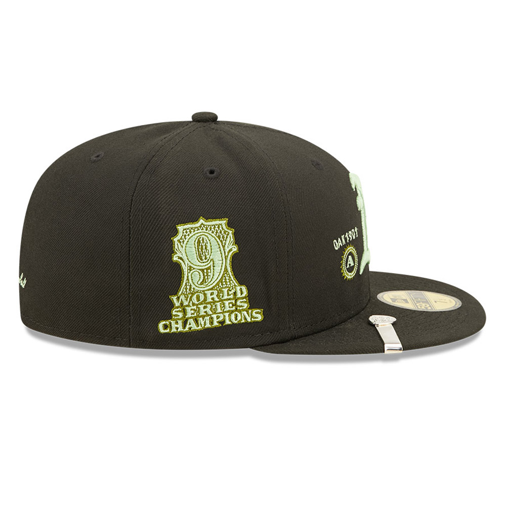 Oakland Athletics MLB Money Black 59FIFTY Fitted Cap