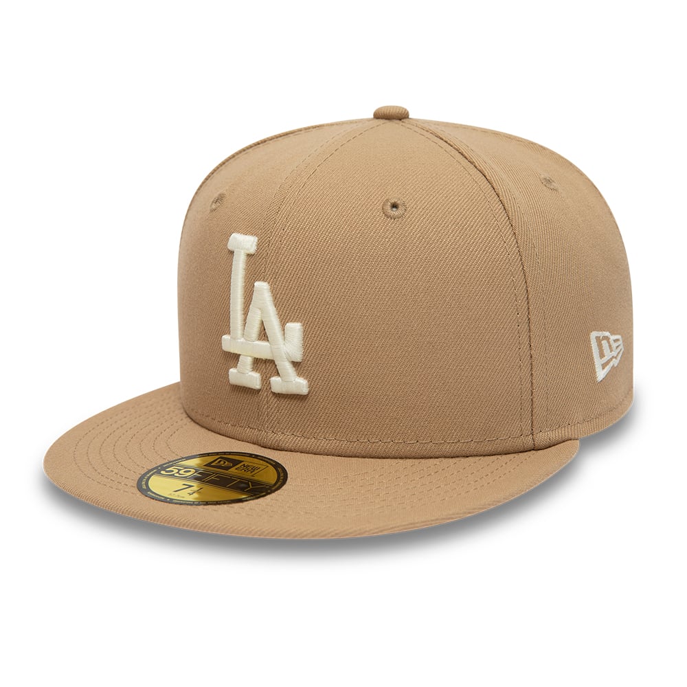 LA Dodgers Beige 59FIFTY Fitted Cap