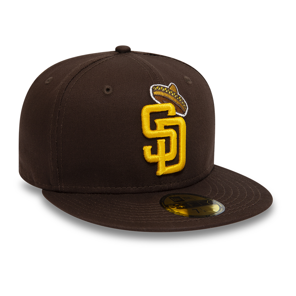 Cappellino 59FIFTY Fitted San Diego Padres Burnt Wood Marrone