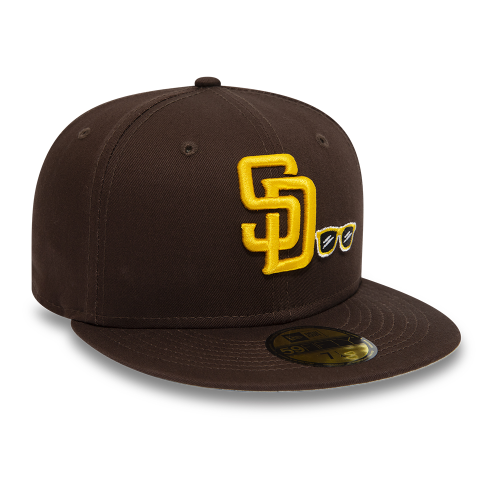 Casquette 59FIFTY Fitted San Diego Padres Burnt Wood Marron