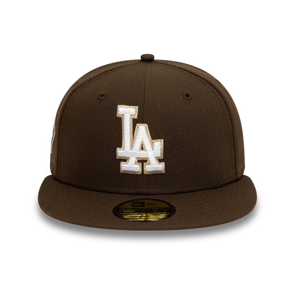 LA Dodgers Dark Brown 59FIFTY Fitted Cap