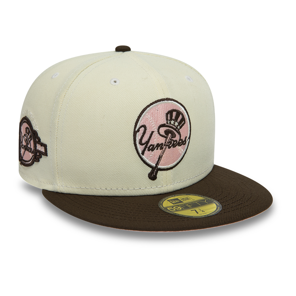 Cappellino 59FIFTY Fitted New York Yankees Neapolitan Bianco