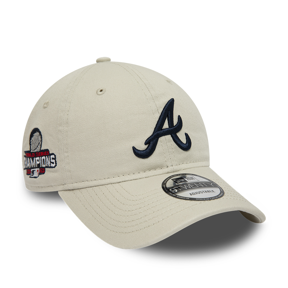 Beige Atlanta Braves Neutral 9TWENTY Verstellbare Cap