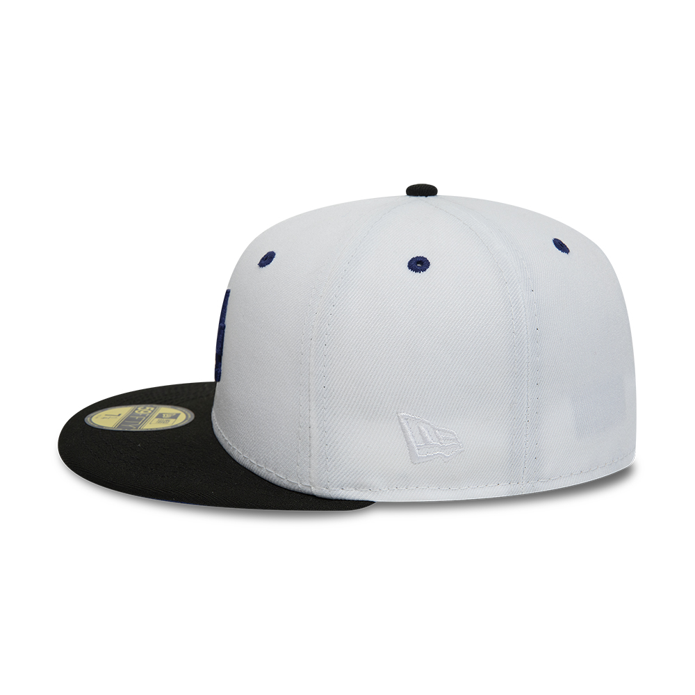 LA Dodgers Cromato UV Bianco 59FIFTY Cappellino