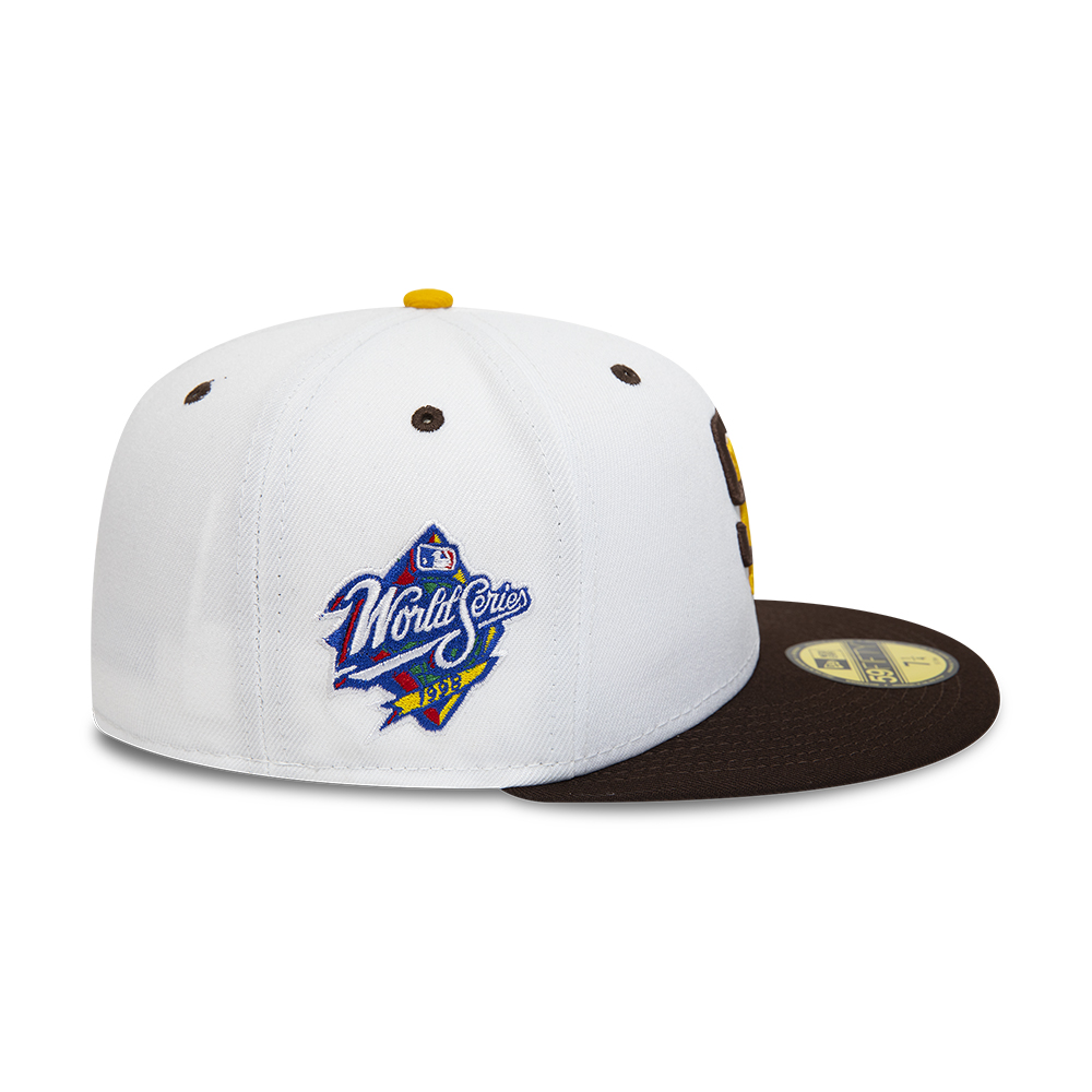 San Diego Padres Chrome UV White 59FIFTY Fitted Cap