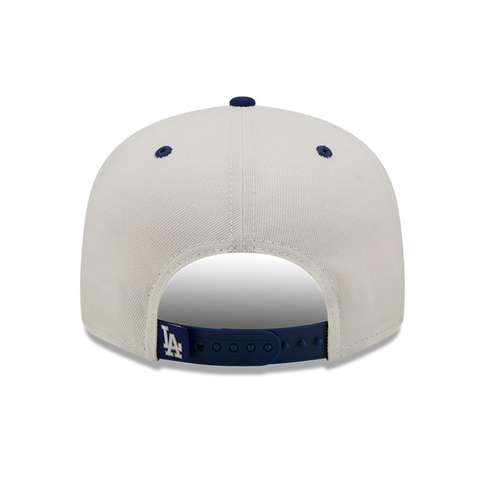 LA Dodgers MLB Logo White 9FIFTY Snapback Cap