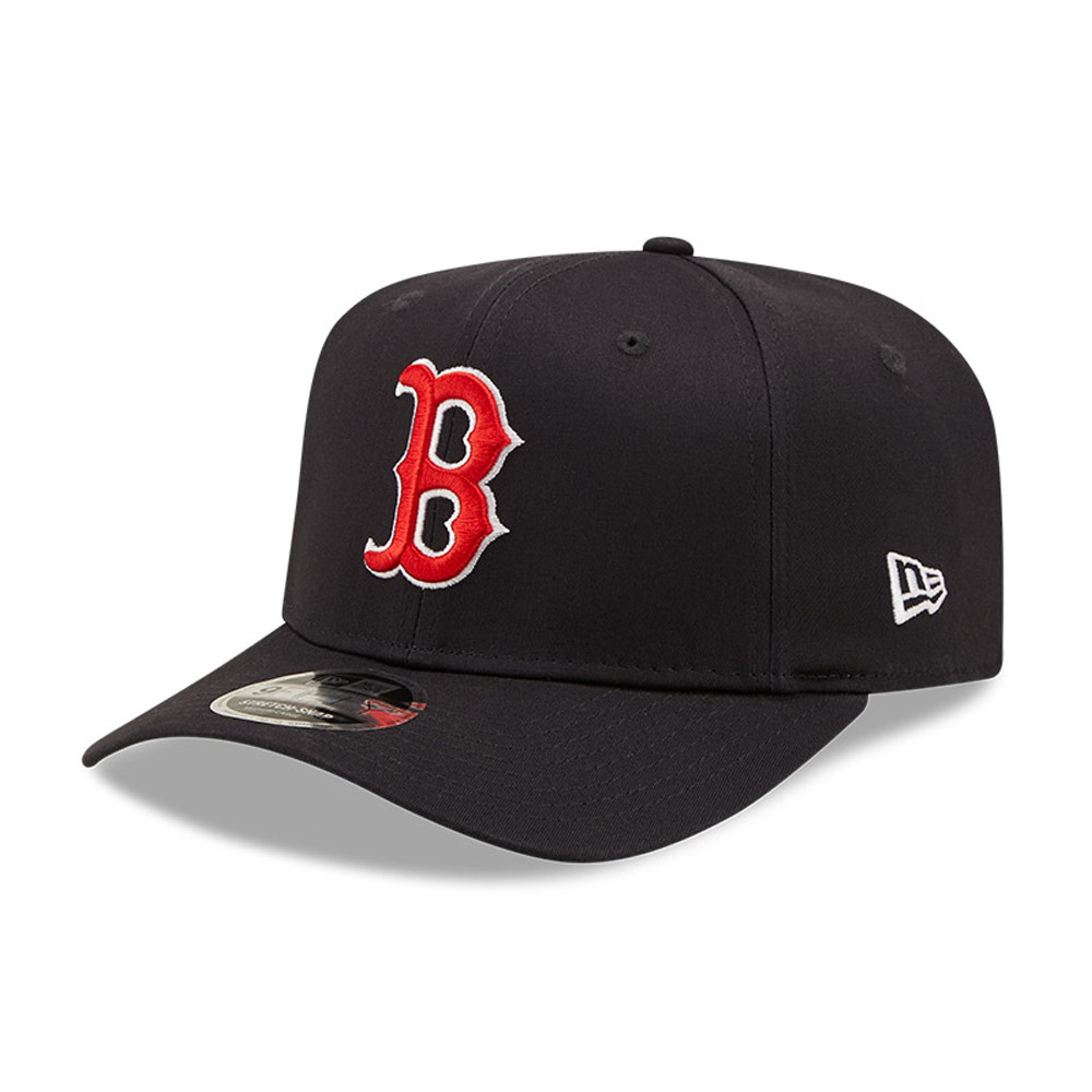 Boston Red Sox MLB Team Logo Navy 9FIFTY Stretch Snap Cap