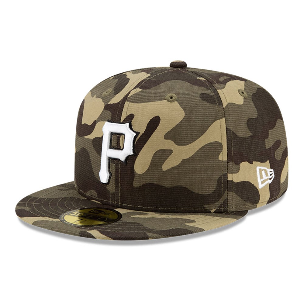 Casquette 59FIFTY MLB Armed Forces des Pittsburgh Pirates
