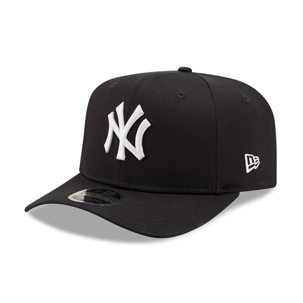 New York Yankees MLB Team Logo Navy 9FIFTY Stretch Snap Cap