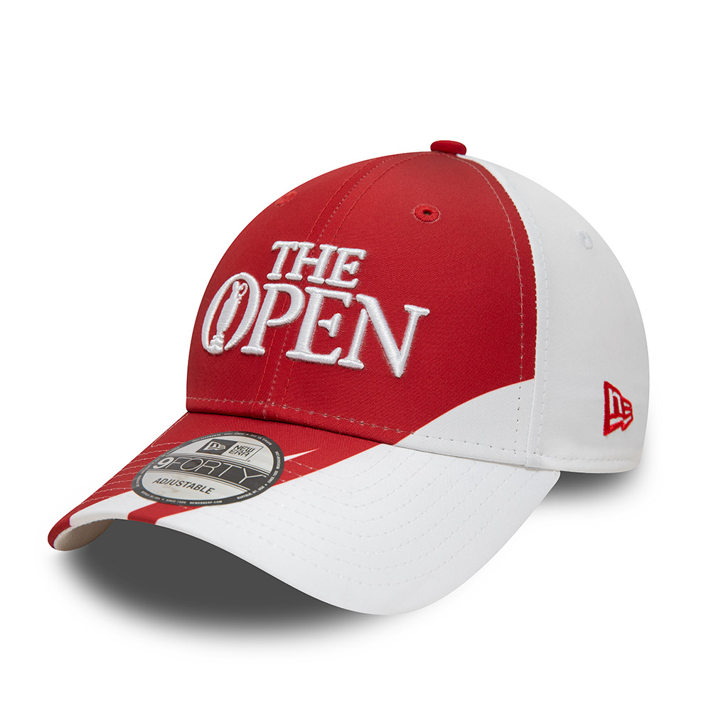 The Open Landscape Red 9FORTY Adjustable Cap